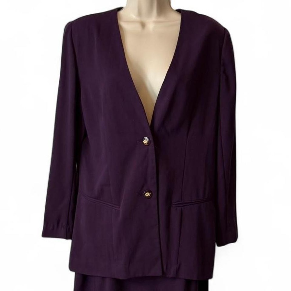 Vintage Jacklyn Smith Classics Purple Blazer‎